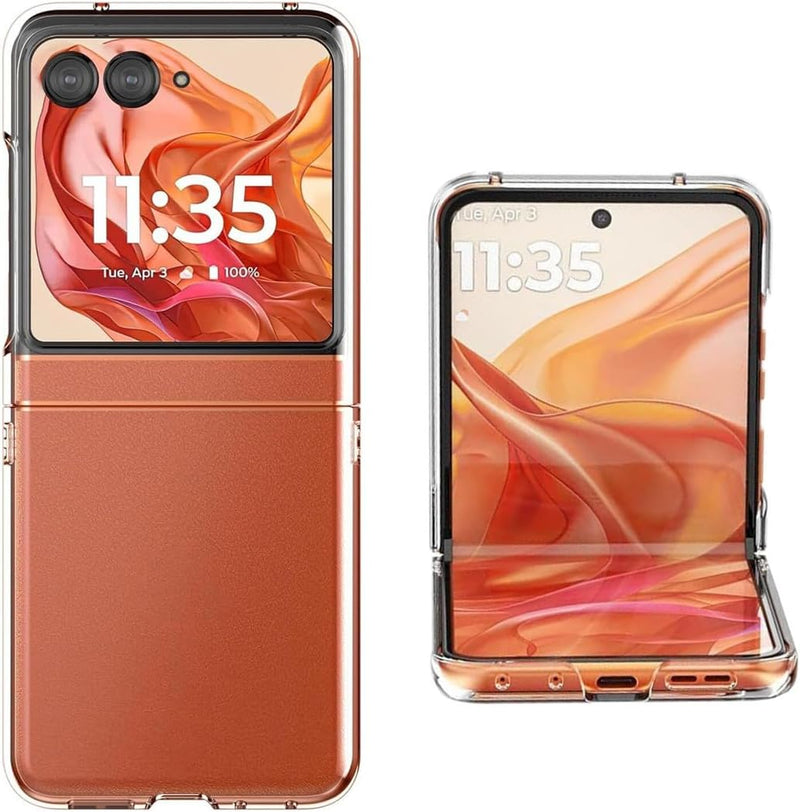 Load image into Gallery viewer, Motorola Moto Razr 50 - AirPillow Cushion Transparent Soft Clear TPU Case - Polar Tech Australia
