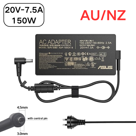 [20V-7.5A/150W][4.5x3.0] Asus ZenBook UX550GD AC power Supply Adapter Charger
