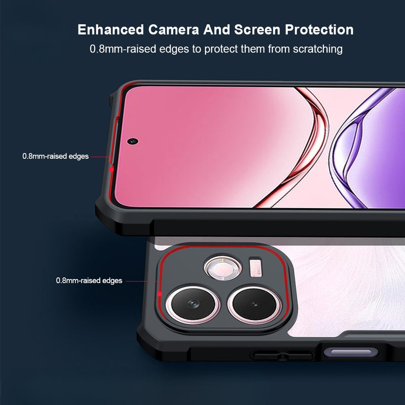 Cargue la imagen en el visor de la galería, OPPO A5 Pro 4G/5G - Silicone Material Airbag Shockproof Protective Case - Polar Tech Australia
