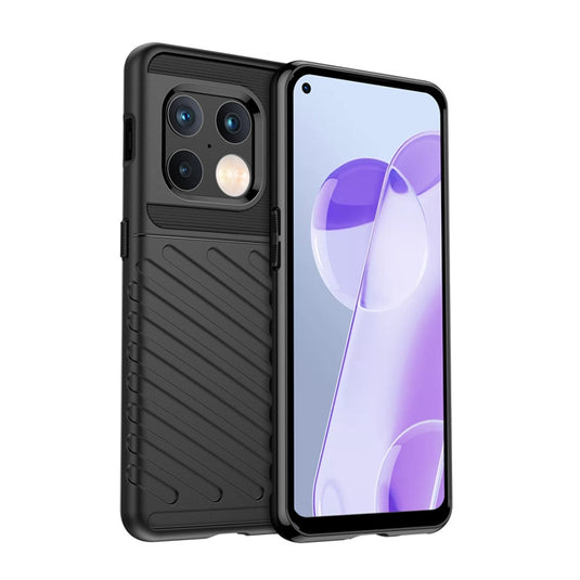 OnePlus 10 Pro - Thunder Series Twill Texture Thickened Anti-fall Protection TPU Case