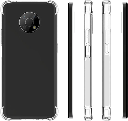 Nokia G300 - AirPillow Cushion Transparent Soft Clear TPU Four Corners Protective Case - Polar Tech Australia
