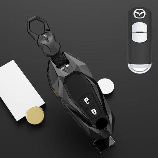 Mazda Zinc Alloy Car Key Fob Cover Case Remote For Mazda 2, 3, 5, 6, CX-3, CX-5, CX-7, CX-9