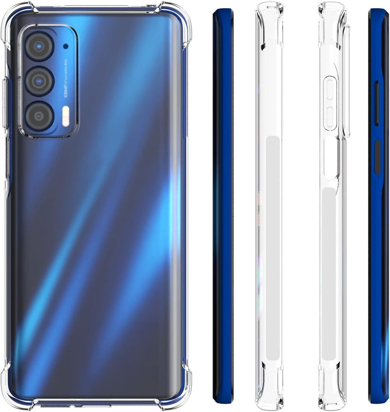 Cargue la imagen en el visor de la galería, Motorola Moto Edge 2021 - AirPillow Cushion Transparent Soft Clear TPU Four Corners Protective Case - Polar Tech Australia
