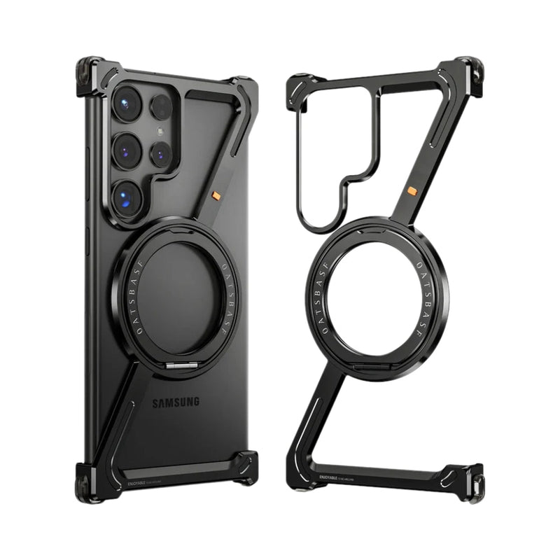 Load image into Gallery viewer, [Z-type metal bracket shell] Samsung Galaxy S24/Plus/Ultra - Magsafe Magnetic Phone Case - i-Station Mobile Phone &amp; Electronic Device Repair and Accessories
