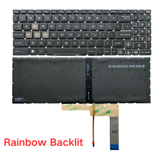 MSI Pulse 15 B13VGK / Pulse 17 B13VFK B13VGK / Bravo 15 C7VFK / Bravo 17 C7VF C7VFKP Series Series - Laptop Keyboard With Backlit US layout