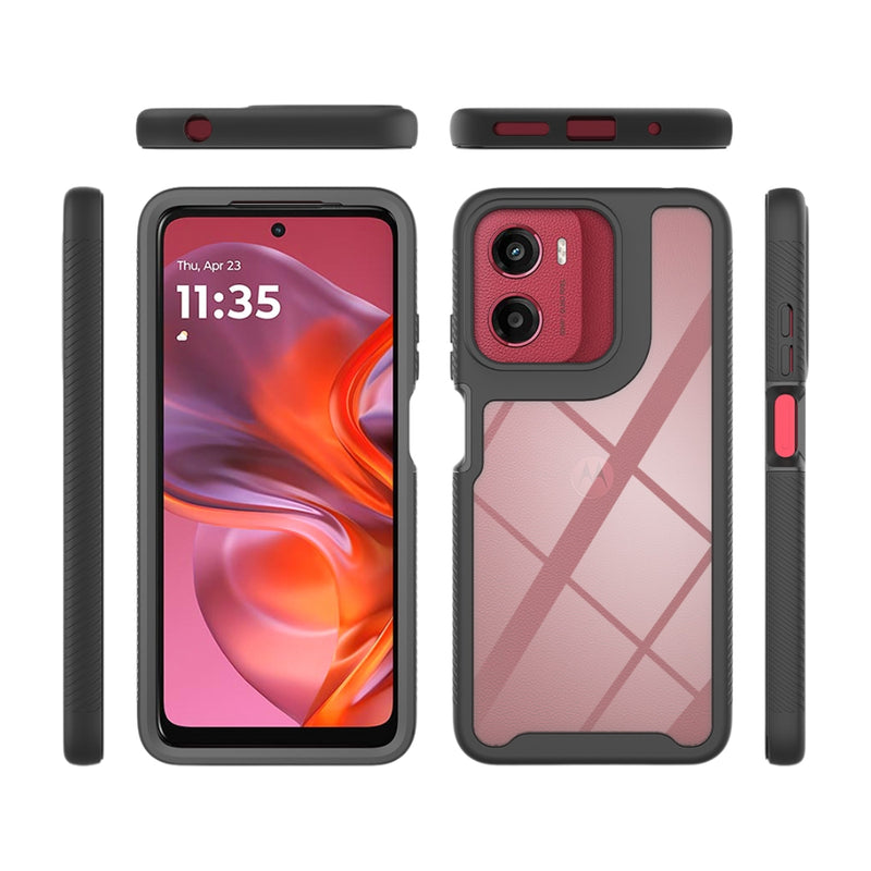 Load image into Gallery viewer, Motorola Moto G9 Power - Solid Color Shockproof TPU Clear PC Phone Case - Polar Tech Australia
