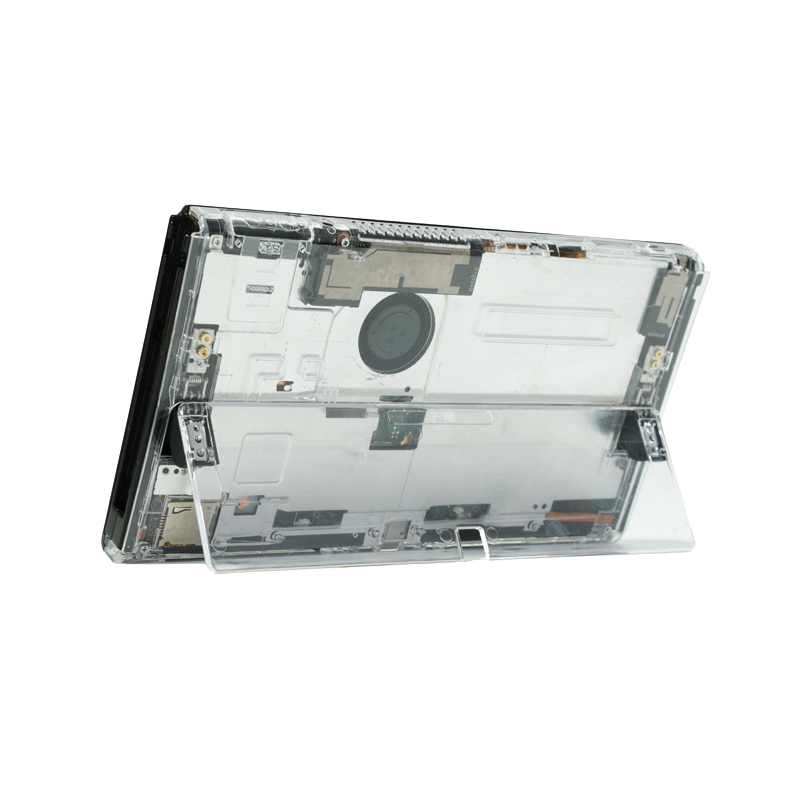 Load image into Gallery viewer, Nintendo Switch OLED Back Cover transparent mod replacement shell DIY customization kit. - Polar Tech Australia
