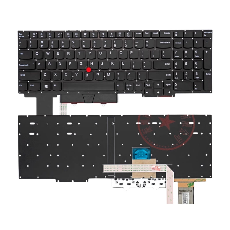 Cargue la imagen en el visor de la galería, Lenovo ThinkPad E15 R15 Gen 1 Gen2 Series - Laptop Keyboard With Backlit US Layout
