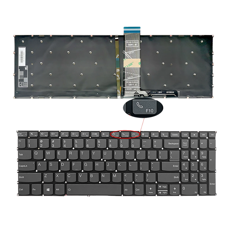Load image into Gallery viewer, Lenovo IdeaPad Slim 3 16ABR8 16IRU8 16IAH8 16ABR8 Series - Laptop Keyboard With Backlit US Layout - Polar Tech Australia

