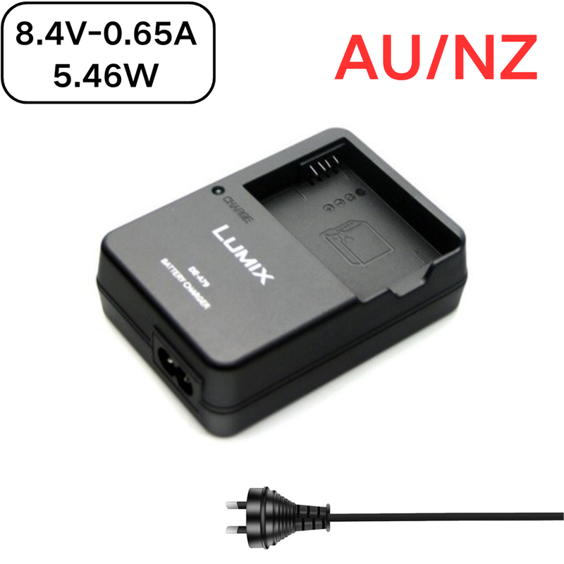 Cargue la imagen en el visor de la galería, [DE-A79A][8.4V-0.65A] Panasonic LUMIX DMW-BLC12 Battery / DMC-GH2 GH2GK G5 G6 G7 FZ200 FZ300 FZ10 Series - Camera Charger Power Supply Adapter - Polar Tech Australia
