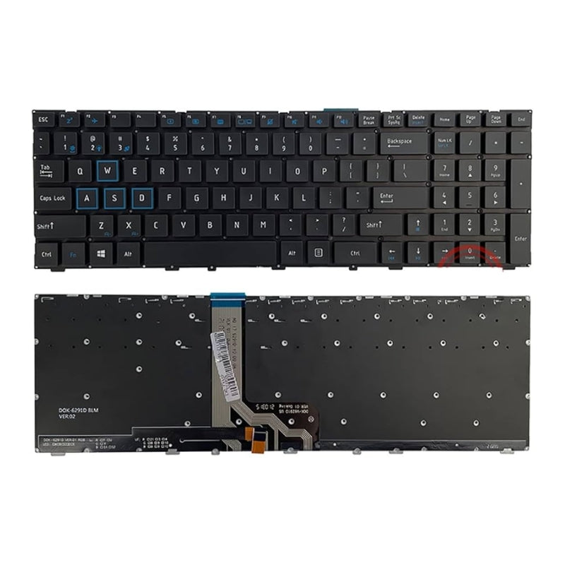 Cargue la imagen en el visor de la galería, Machenike Garming F117-V VB VA65T V26 VC VD VG F117 Series - Laptop Keyboard With Backlit US Layout - Polar Tech Australia
