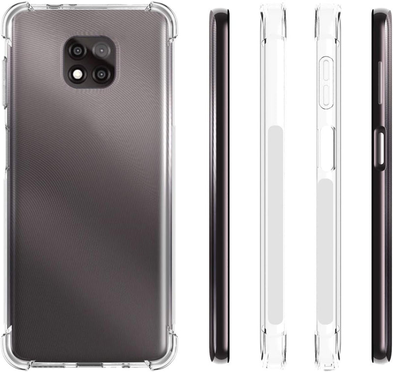 Chargez l&#39;image dans la visionneuse de la galerie, Motorola Moto G Power 2021 - AirPillow Cushion Transparent Soft Clear TPU Four Corners Protective Case - Polar Tech Australia
