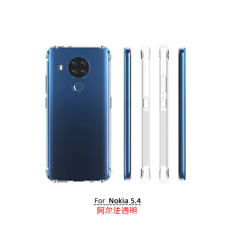 Chargez l&#39;image dans la visionneuse de la galerie, Nokia 5.4 - AirPillow Cushion Transparent Soft Clear TPU Four Corners Protective Case - Polar Tech Australia
