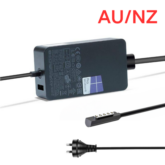 [44 W] Adaptateur secteur pour chargeur mural Microsoft Surface Pro 5/6 et ordinateur portable 1/2/GO 1/GO 2