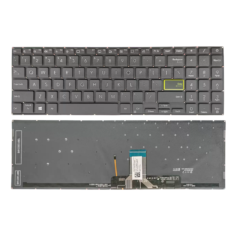 Cargue la imagen en el visor de la galería, ASUS VivoBook S5600F S15 S533 S533E X521F X521FL 15X 2020 15.6" Series - Laptop Keyboard With Backlit US Layout
