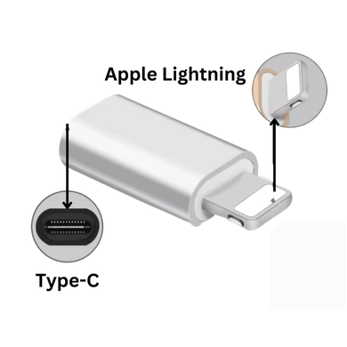 Apple Type-C To Lightning USB C Port OTG Adapter