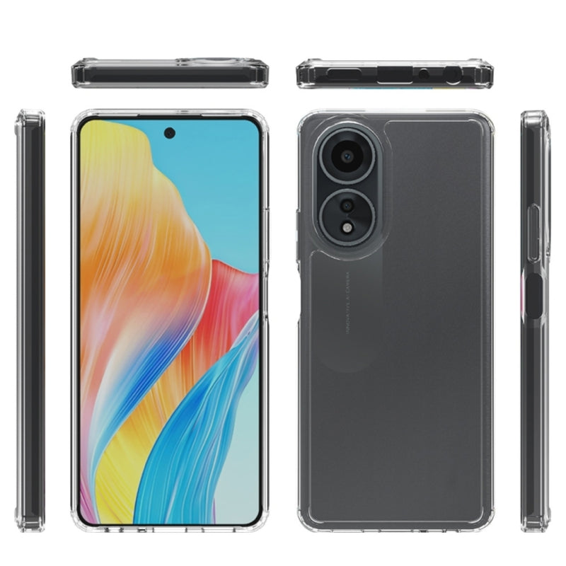 Cargue la imagen en el visor de la galería, OPPO A78 4G (CPH2565) - Transparent TPU + Acrylic Anti-Drop Phone Case - Polar Tech Australia

