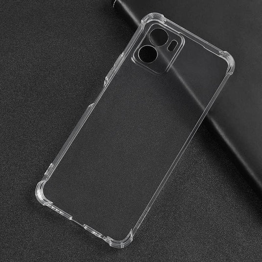 Vivo Y01/Vivo Y15s 2021 - AirPillow Cushion Transparent Soft Clear TPU Four Corners Protective Case - Polar Tech Australia