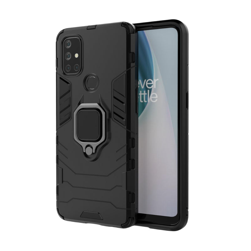 Chargez l&#39;image dans la visionneuse de la galerie, OnePlus Nord N20 - Heavy Duty Armor Case With Ring Holder Stand
