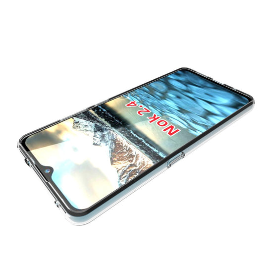 Nokia 2.4 - AirPillow Cushion Transparent Soft Clear TPU Four Corners Protective Case - Polar Tech Australia