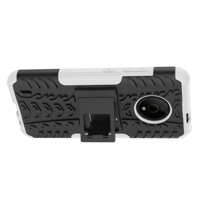 Load image into Gallery viewer, Nokia C200 - Tire Texture TPU + PC Phone Case with Holder
