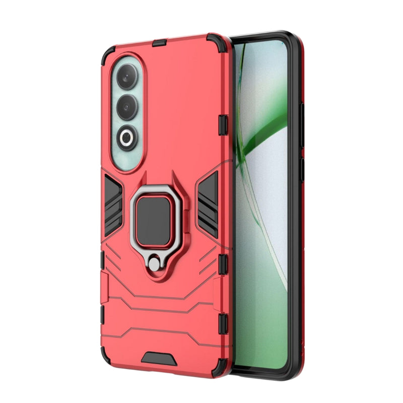 Chargez l&#39;image dans la visionneuse de la galerie, OnePlus Nord CE4 Lite - Heavy Duty Armor Case With Ring Holder Stand
