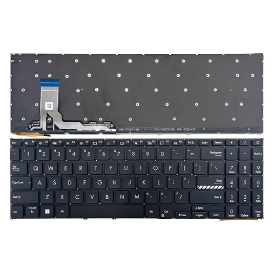 ASUS VivoBook Go 15 OLED E1504 E1504F E1504G Series - Laptop Keyboard With Backlit US Layout
