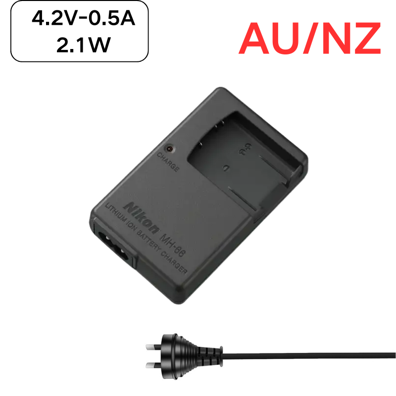 Cargue la imagen en el visor de la galería, [MH-66][4.2V-0.5A] Nikon EN-EL19 Coolpix S100 S2500 S2700 S2800 Series - Camera Charger Power Supply Adapter - Polar Tech Australia
