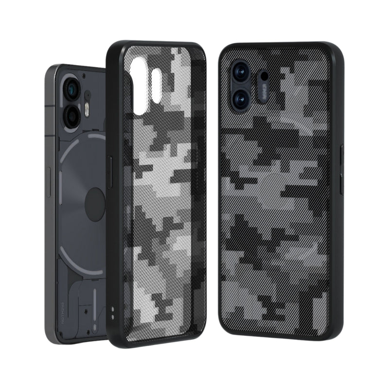 Chargez l&#39;image dans la visionneuse de la galerie, Nothing Phone (2) - IBMRS Camouflage Shockproof Transparent Matte Phone Case
