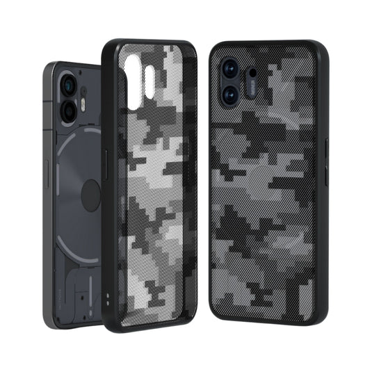Nothing Phone (2) - IBMRS Camouflage Shockproof Transparent Matte Phone Case