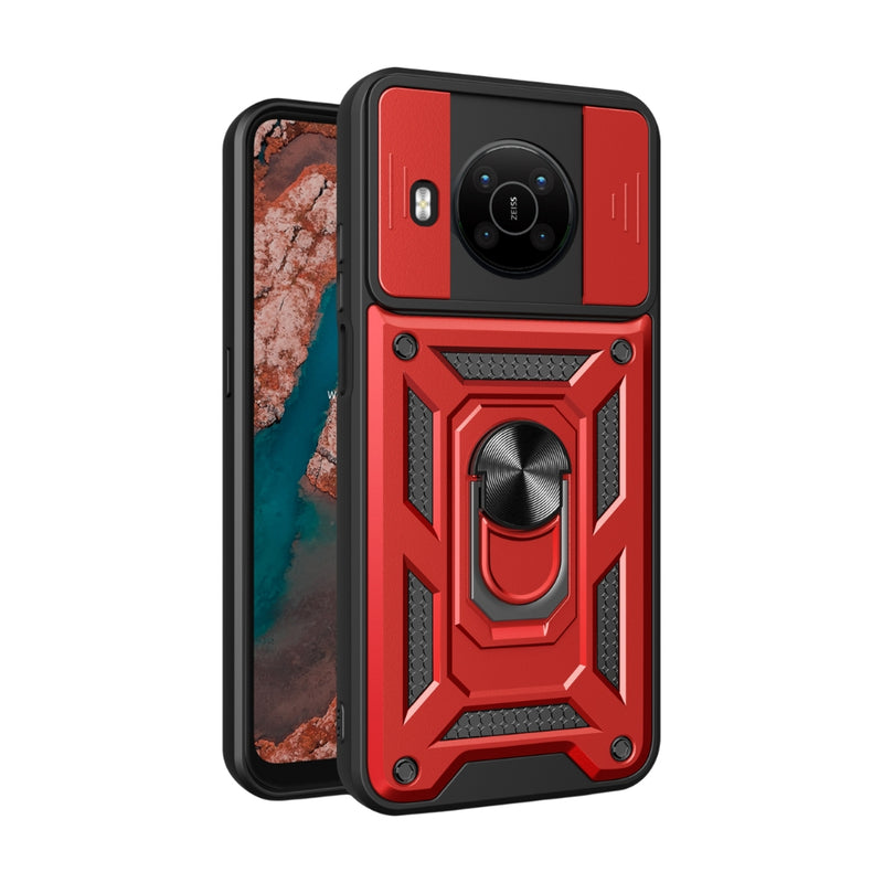 Load image into Gallery viewer, Nokia C21 - Heavy Duty Ring Holder Case with Shockproof &amp; Camera Guard Design
