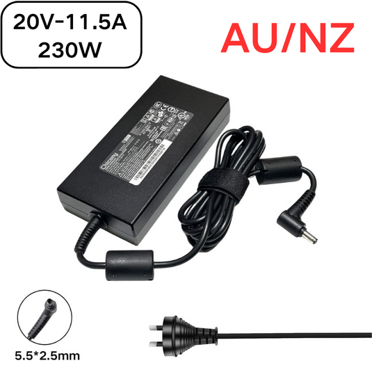 [20V-11.5A/230W][5.5*2.5] MSI GS66 GS76 WS66 WS76 Msi Creator 15 17 Laptop AC Power Supply Adapter Charger