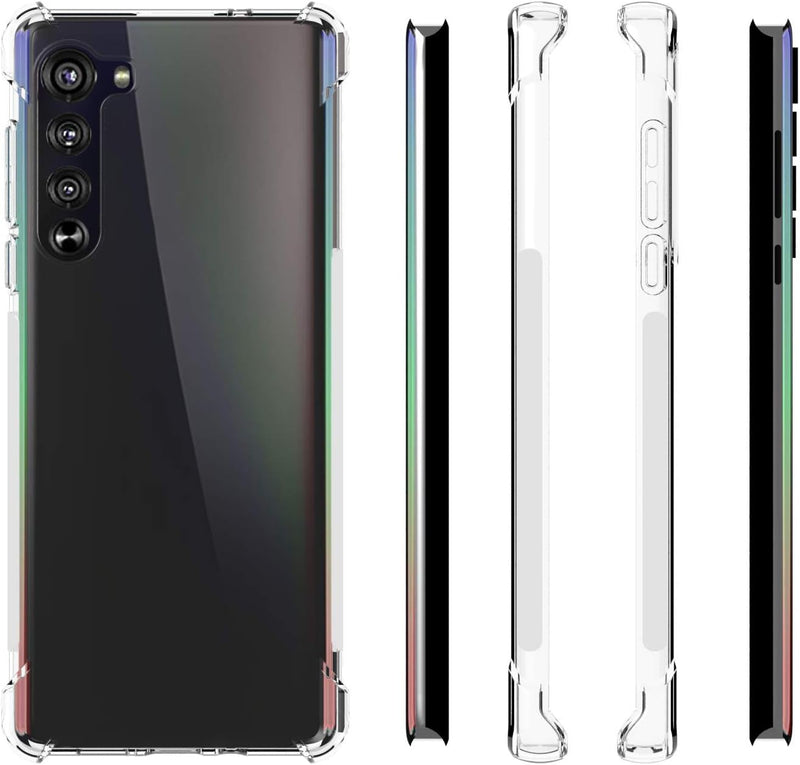 Chargez l&#39;image dans la visionneuse de la galerie, Motorola Moto Edge - AirPillow Cushion Transparent Soft Clear TPU Four Corners Protective Case - Polar Tech Australia
