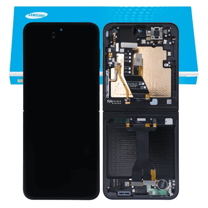 Load image into Gallery viewer, [Samsung Service Pack] Samsung Galaxy Z Flip 7 FE 5G (SM-F761) - OLED LCD Touch Screen Display Assembly With Frame - Polar Tech Australia
