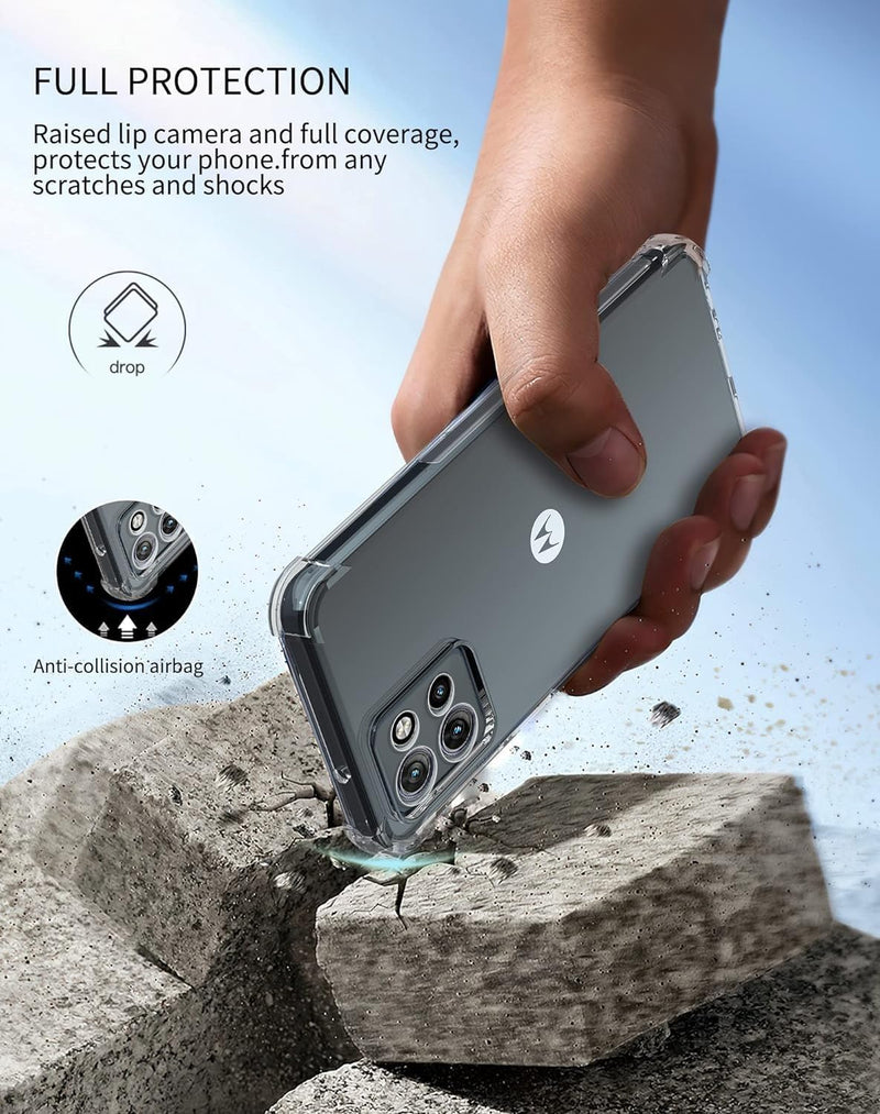 Chargez l&#39;image dans la visionneuse de la galerie, Motorola Moto Edge 50 Neo/S50/ThinkPhone 25 - AirPillow Cushion Transparent Soft Clear TPU Four Corners Protective Case - Polar Tech Australia

