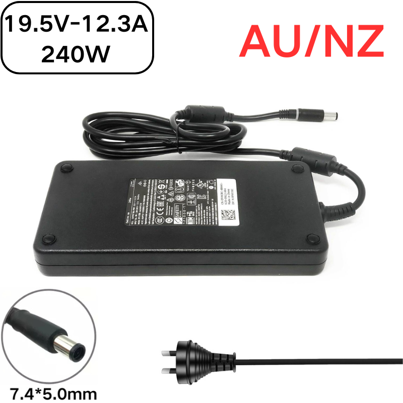 Load image into Gallery viewer, [19.5V-12.3A/240W][7.4*5.0] Dell Alienware X15 R1 M15 M17x M18x AC Power Adapter Laptop Wall Charger
