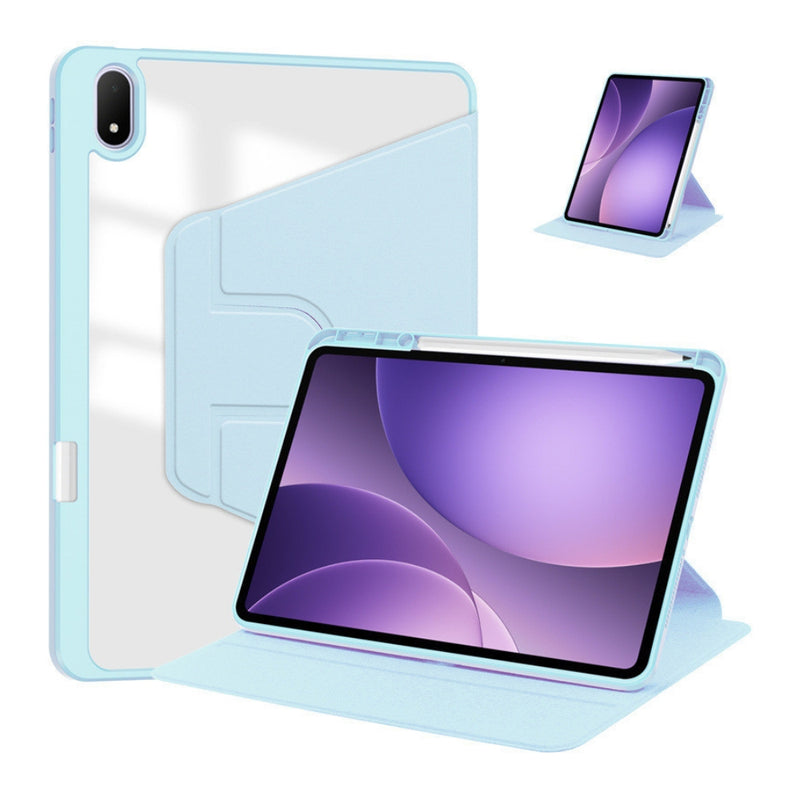 Cargue la imagen en el visor de la galería, [With Pen Slot] OPPO Pad 5 - Acrylic Transparent Rotating Stand Protective Case - Polar Tech Australia
