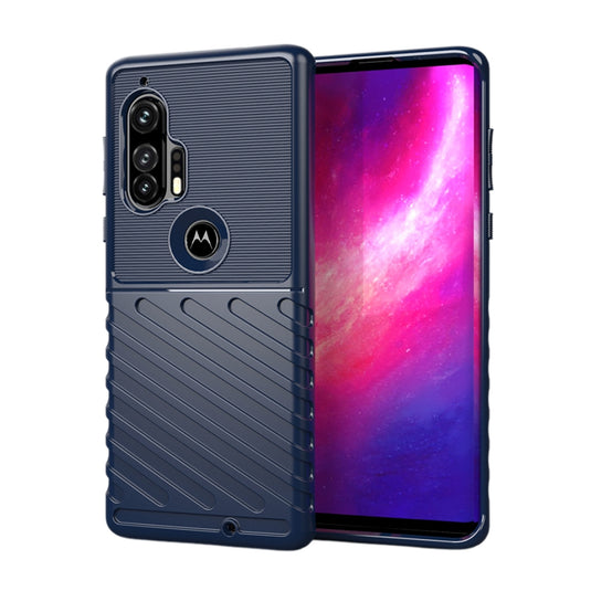 Motorola Moto Edge Plus 2020 - Thunder Series Twill Texture Thickened Anti-fall Protection TPU Case