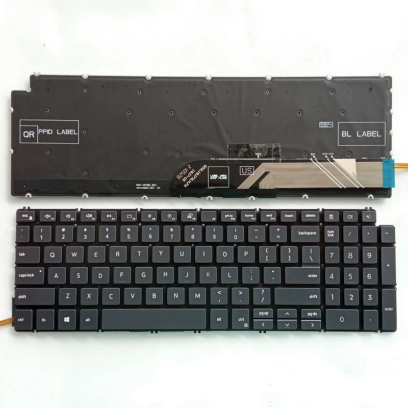 Cargue la imagen en el visor de la galería, Dell Inspiron 7306 7500 7506 7591 7791 2-in-1 Series - Laptop Keyboard With Backlit US Layout
