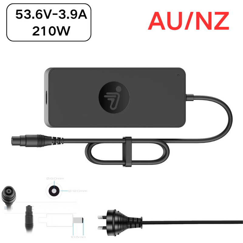 Cargue la imagen en el visor de la galería, [210W/53.6V-3.9A] Segway Ninebot Segway MAX G3 / F3 F3 Pro / GT3 / ZT3 Pro Series - Electric Motorcycle Replacement Charger - Polar Tech Australia

