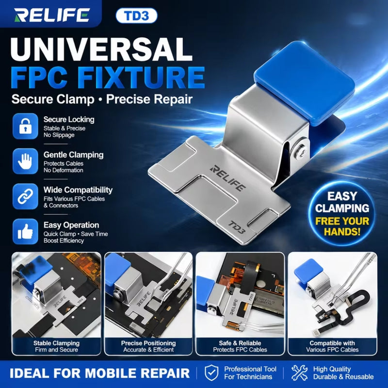 Chargez l'image dans la visionneuse de la galerie, [TD3] RELIFE TD3 Flex Cable Fixing Clip

