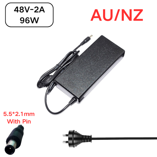 [48V-1.5A~2A][5.5*2.1mm With Central Pin] OEM Swann NVR8-7300 7400 7285 Series - Power Supply Adapter Wall Charger - Polar Tech Australia