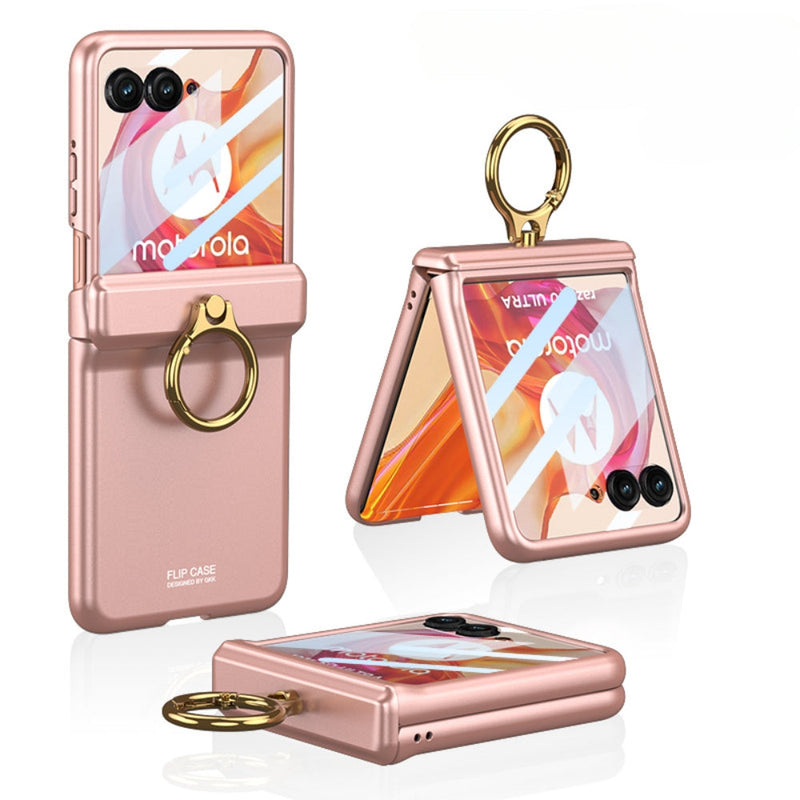 Chargez l&#39;image dans la visionneuse de la galerie, [With Ring Stand] Motorola Razr 50/Ultra - Magnetic Hinge Shockproof Phone Case - Polar Tech Australia
