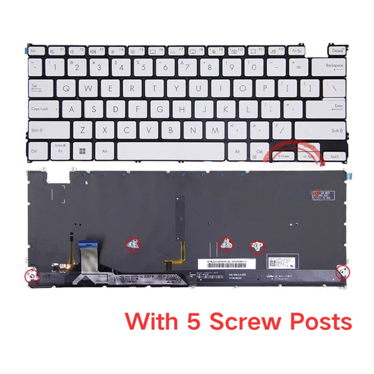 ASUS Zenbook 14 UX3402 / UM3402 / UM5302 / Q409 Series - Laptop Keyboard With Backlit US Layout