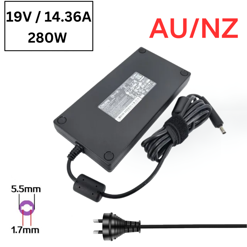 Load image into Gallery viewer, [19.5V-14.36A/280W][5.5x1.7] Acer Nitro 5 N22C1 A21-280P1A AC Power Supply Adapter Charger - Polar Tech Australia
