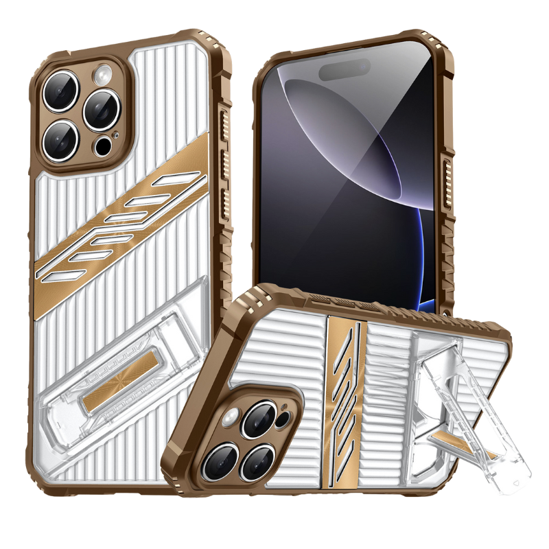 Cargue la imagen en el visor de la galería, [Built-in Invisibla Bracket] Apple iPhone 16e Transparent Shockproof Protective Case - Polar Tech Australia
