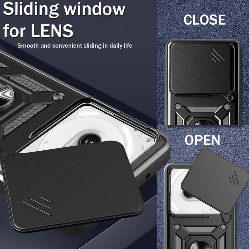 Load image into Gallery viewer, [Built-in Metal Kickstand][With Lens Cover] Nothing Phone (3a)/Pro Full-Cover Shockproof Protective Case - Polar Tech Australia
