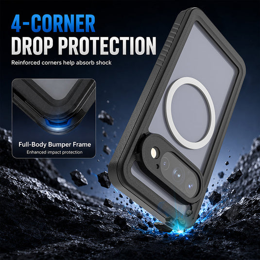 [FS Series][Magsafe Compatible] Google Pixel 11 - Redpepper Full Covered Waterproof Heavy Duty Tough Armor Case