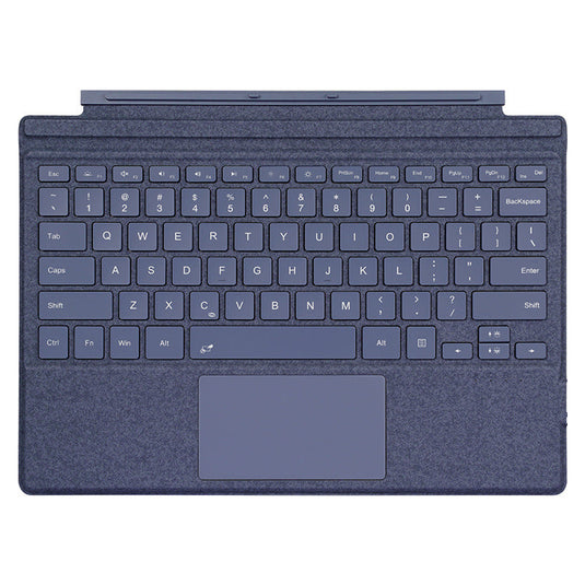 [With RGB Backlit] Microsoft Surface Pro 3/4/5/6/7/7 Plus - Compatible Ultra Thin Wireless Bluetooth Magnetic Touch Keyboard