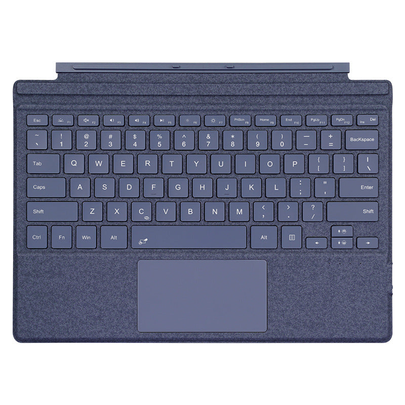 Load image into Gallery viewer, [With RGB Backlit] Microsoft Surface Pro 8/9/10/X/11 - Compatible with Lightweight Wireless Bluetooth Magnetic Touch Keyboard

